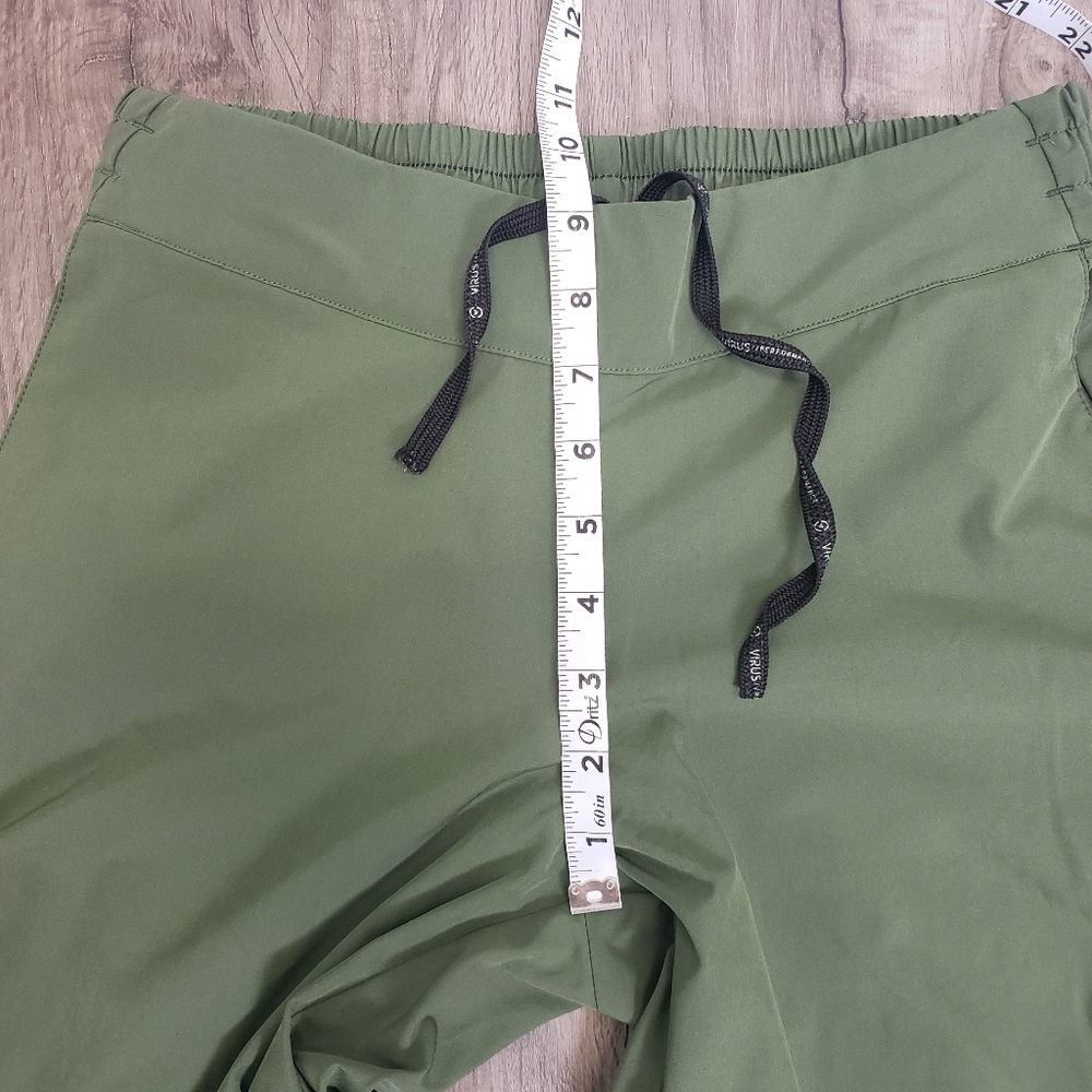 Virus Women's XS (Small) Athletic‎ Jogger Sweatpants Lightweight Green Pants - Picture 7 of 10